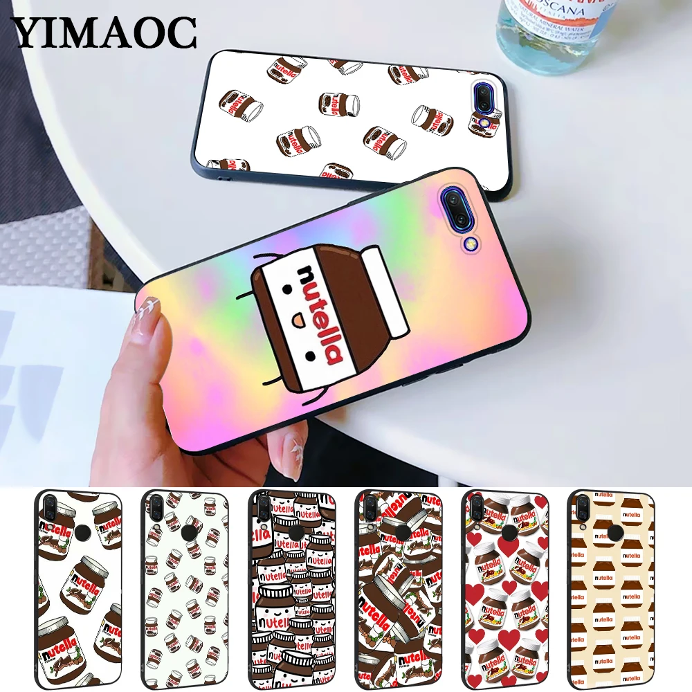 Kawaii nutella Coque силиконовый чехол для Huawei Honor 6a 7A Pro 7X8 Lite 8X 8C 9 Примечание 10 вид 20 9X