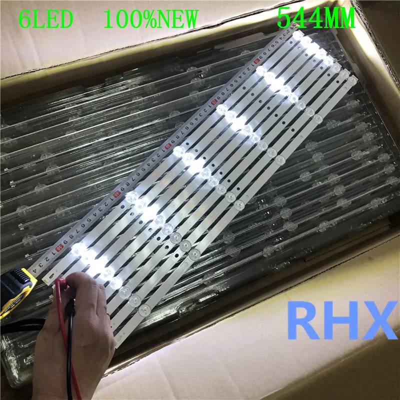 LED backlight strip for 55PUF6092 K550WDC1 A2 4708-K550WD-A2113N01 471R1P79 4708-K55WDC-A1113N01  6LED  544MM 100%NEW