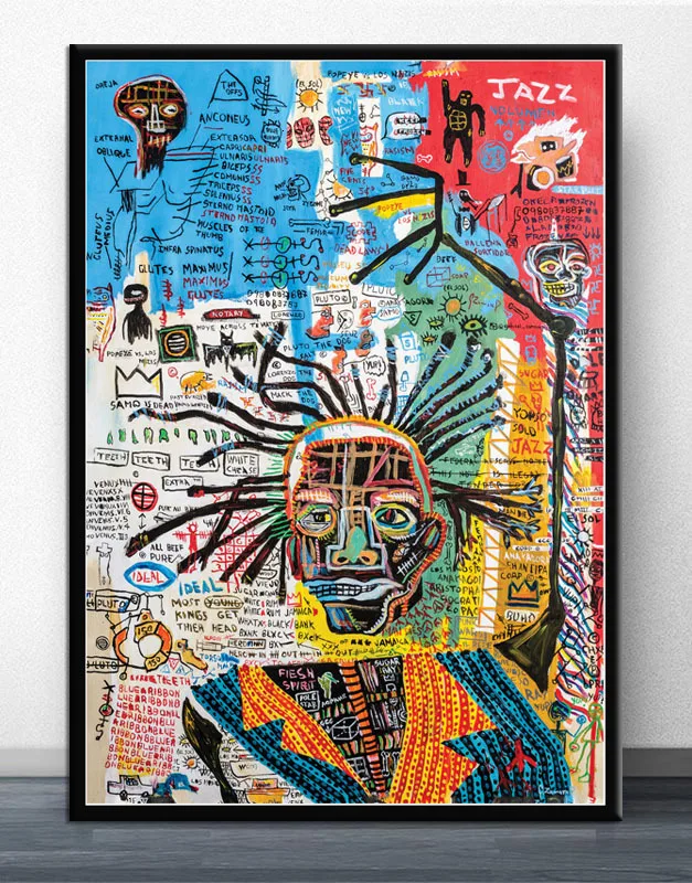 Художественная живопись с изображением Джинса Мишеля Постер и принты на холсте
