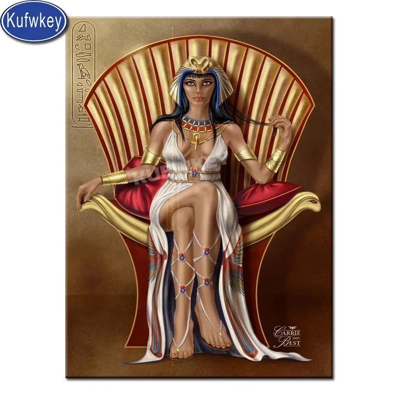 5D алмазная вышивка &quotПирамида Египетская царица&quot крестиком DIY Алмазная