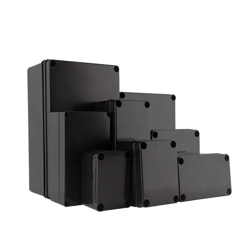 Black Color Waterproof Plastic Enclosure Box Electronic Housing Instrument Case Electrical Project Outdoor Junction Box 200*120 afbeelding