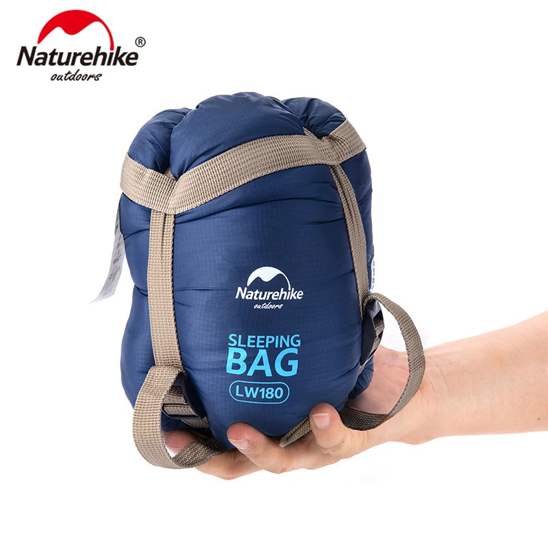 

Naturehike 190x75cm Mini Outdoor 5~15Celsius Ultralight Envelope Cotton Splicing Single Sleeping Bag For Camping Hiking Climbing