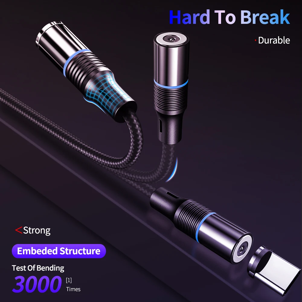 Magnetic Type C Micro USB Cable LED Fast Charging USB C Cord For iPhone 11 pro Samsung S8 S9 Huawei P30 Microusb Magnet Cable 1M Magnetic Type C Micro USB Cable LED Fast Charging USB C Cord For iPhone 11 pro Samsung S8 S9 Huawei P30 Microusb Magnet Cable 1M