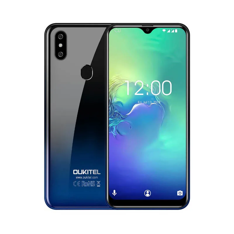 OUKITEL C15 Pro+ 6,088 ''экран капли воды 4G Смартфон Android 9,0 3 ГБ+ 32 ГБ отпечатков пальцев сотовые телефоны 2,4G/5G WiFi мобильный телефон