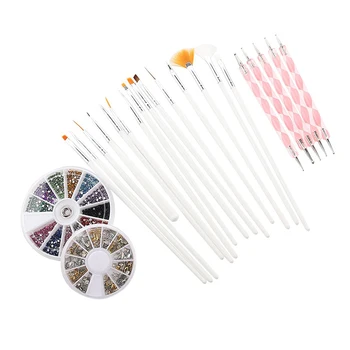

Nail Art Kit Nail Sticker Nail Painting Pen Brush