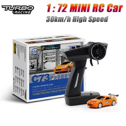 Turbo Racing 1:76 C73 Sports RC Car Mini Limited Edition & Classic Edition Full Proportional RTR Kit Toys With 3 Color Shells