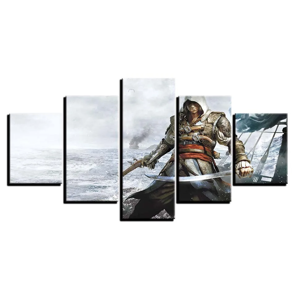 

Home Art Posters Anime Scenery HD 5 Pieces Decoration for Room Decor Posters Wall Art Wall Paintings Home Decor Anime Poster