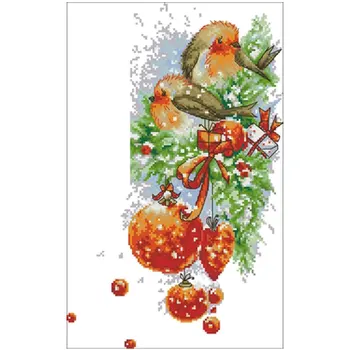 

Bird and lantern patterns Counted Cross Stitch 11CT 14CT 18CT DIY Chinese Cross Stitch Kits Embroidery Needlework Sets