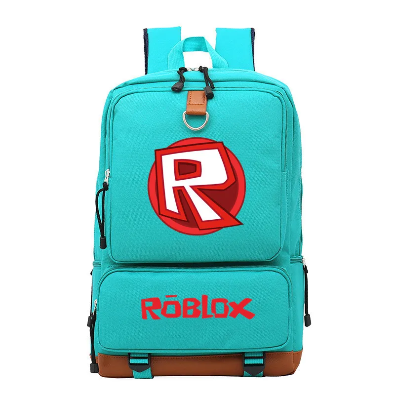 ROBLOX Повседневный холщовый женский рюкзак mochila mujer, уличные дорожные сумки, одноцветные простые мужские Студенческие школьные сумки