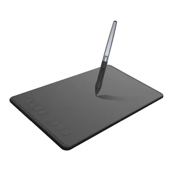 شراءHUION 9 بوصة جهاز كمبيوتر لوحي للرسومات H950P 8 مفاتيح الصحافة قلم رسم رقمي لوحي مع 8192 مستويات بطارية خالية من وظيفة الميل القلم