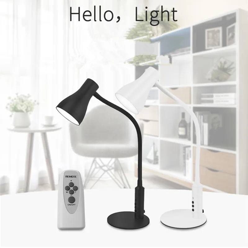 

Led Desk Lamp Office 5v/2A Usb Port Remote Control Timer Night Light Table Lamps for Living Room 3 Colors CCT 10-level Dimmer