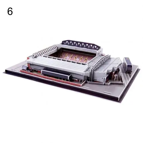 Детская забавная модель футбольного стадиона 3D головоломка игра DIY игрушка Детские развивающие игрушки для детей подарок - Цвет: 6