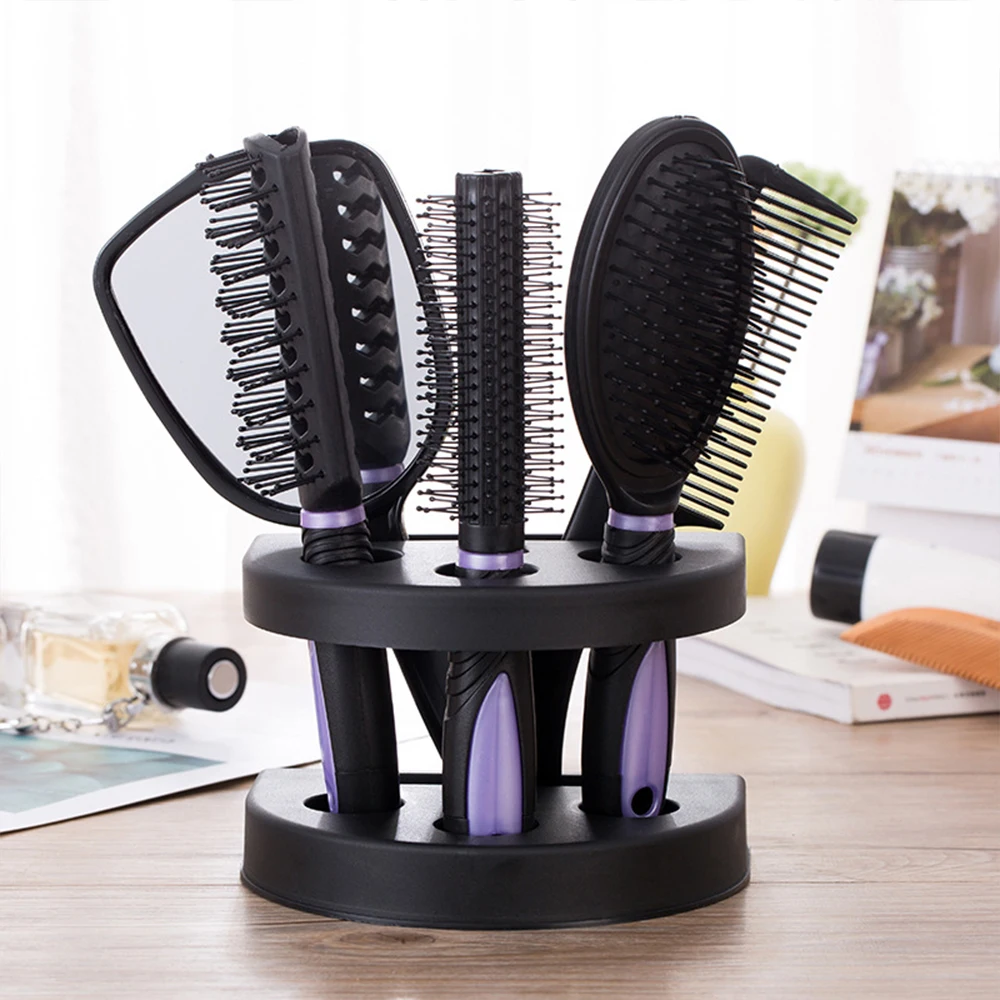 

5 PCS SET Original Hair Brush Magic Hair Comb Detangling Hair Brush Detangle Lice Massage Comb Women Tangle Hairdressing Salon