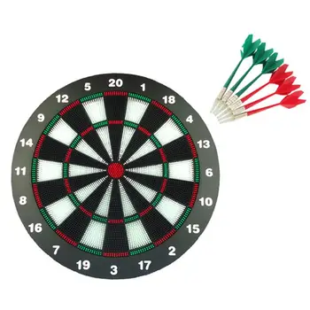 

Steel Tip Dartboard Set Metal Dart Board with Rotating Number Ring for Children Adults Office and Home Entertainment