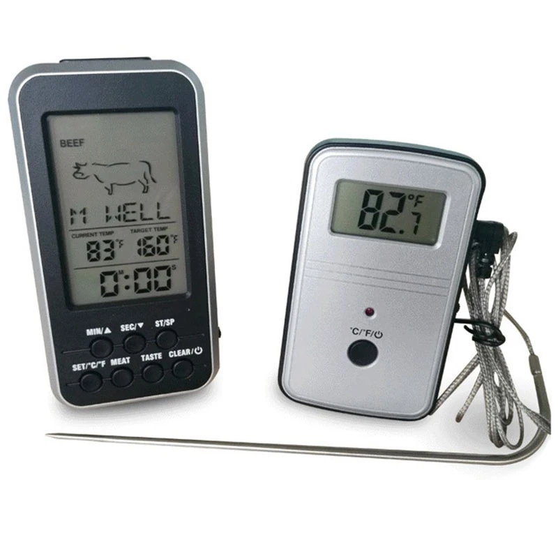 HOT SALE Digital BBQ Thermometer Wireless Kitchen Oven Food Cooking Grill Smoker Meat Thermometer with Probe HOT SALE Digital BBQ Thermometer Wireless Kitchen Oven Food Cooking Grill Smoker Meat Thermometer with Probe