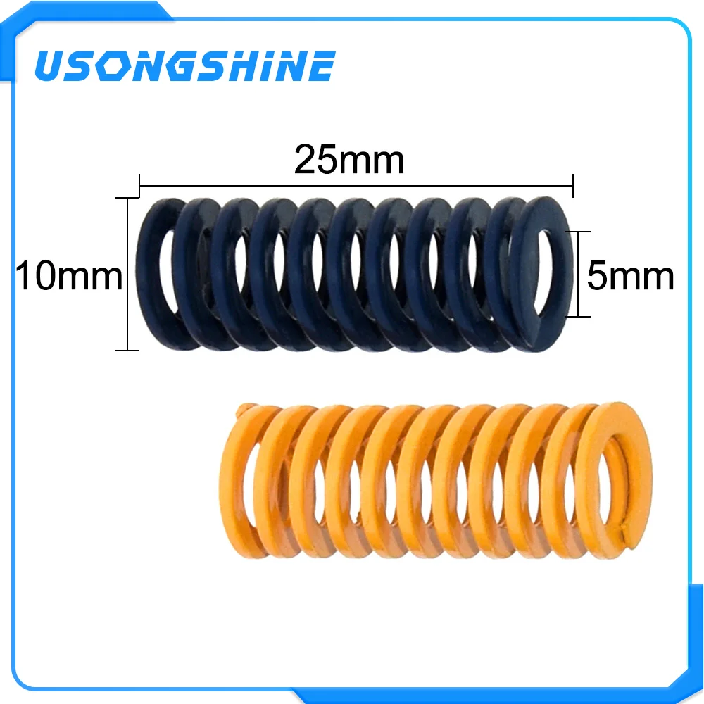 5 шт./лот пружины давления 3d принтер Часть импортируется длина 23 мм OD 8 ID 4 мм для CR-10/Ender-3 горячей кровати