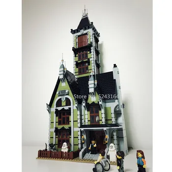 

2020 New Fairground Ghost House Collection Haunted Castle House Fit 10273 Model Building Blocks Bricks Kid Gift Birthday