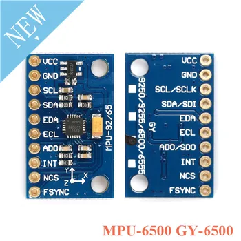 

MPU-6500 GY-6500 6-Axis Gyroscope Accelerometer Sensor Module IIC I2C SPI Replace MPU6050 MPU 9250 For Arduino GY-9250