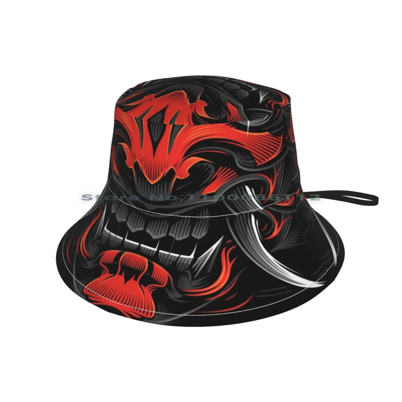 Oni Maul Bucket Hat Sun Cap Japan Art 