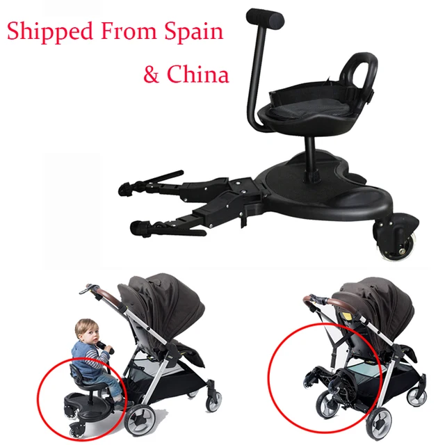 $US $80.86  2-in-1 Cozy Twins stroller Standing Plate Rider Buggy Sibling Board Baby stroller Trailer Sibling P