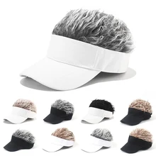 M cap, парик, бейсболка, шапка для родителей и детей, унисекс, европейские, американские уличные тренды, остроконечная уличная шляпа от солнца, белый, серый парик