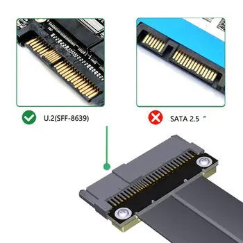

SFF-8639 U.2 to M.2 Key M Extension Cable for U.2 NVME SSD