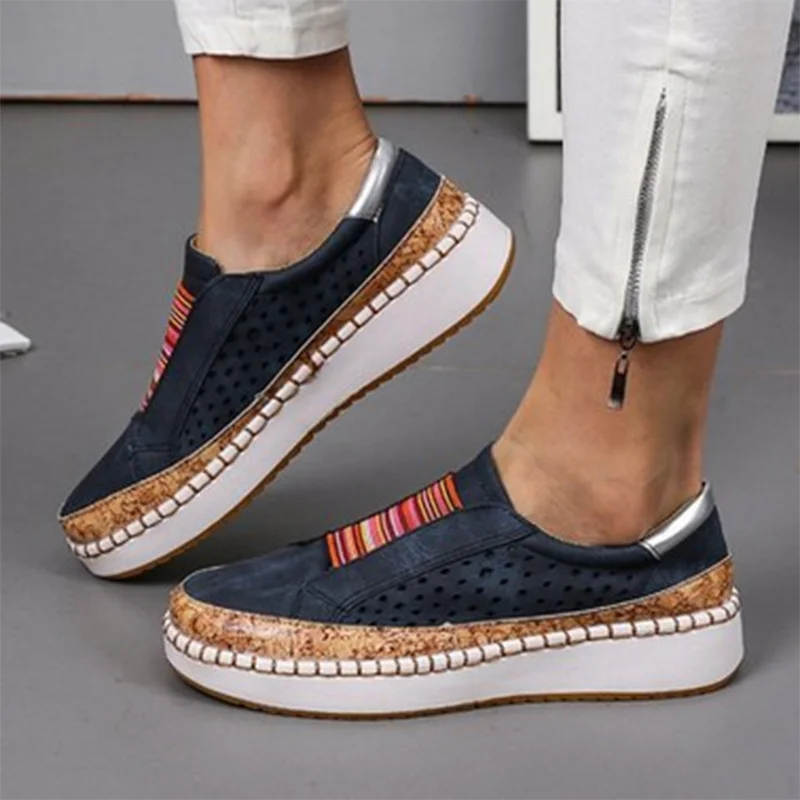 Ladies Low-cut White Flats Canvas Flat Shoes Women Casual Vulcanize Shoes New Women Summer Autumn Sneakers Plus Size - Image 6