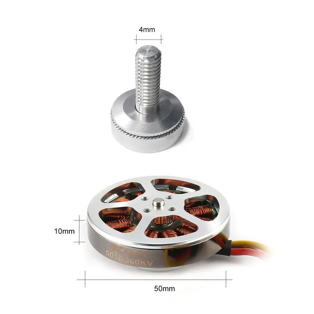 110g 5010360 V/750KV с высоким крутящим моментом алюминиевые бесщеточные двигатели для ZD550 ZD850 RC Мультикоптер Квадрокоптер