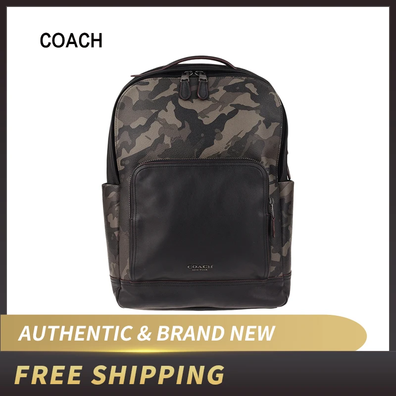 

Authentic Original & Brand New Coach Men's F78726 Leather Backpack