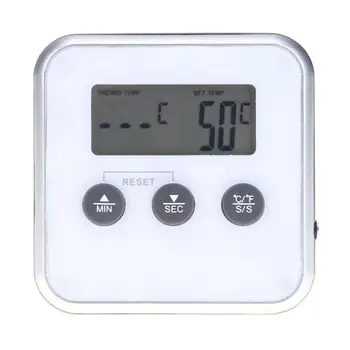 

LCD Barbecue Timer Probe Temperature Kitchen Cooking Tools Digital Oven Thermometers Wireless Food Cooking BBQ Thermometer