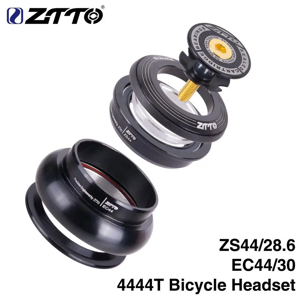 

ZTTO ZS44 MTB Bike Bicycle Headset CNC 4444T Tapered Tube Fork Internal Threadless Bearing Set