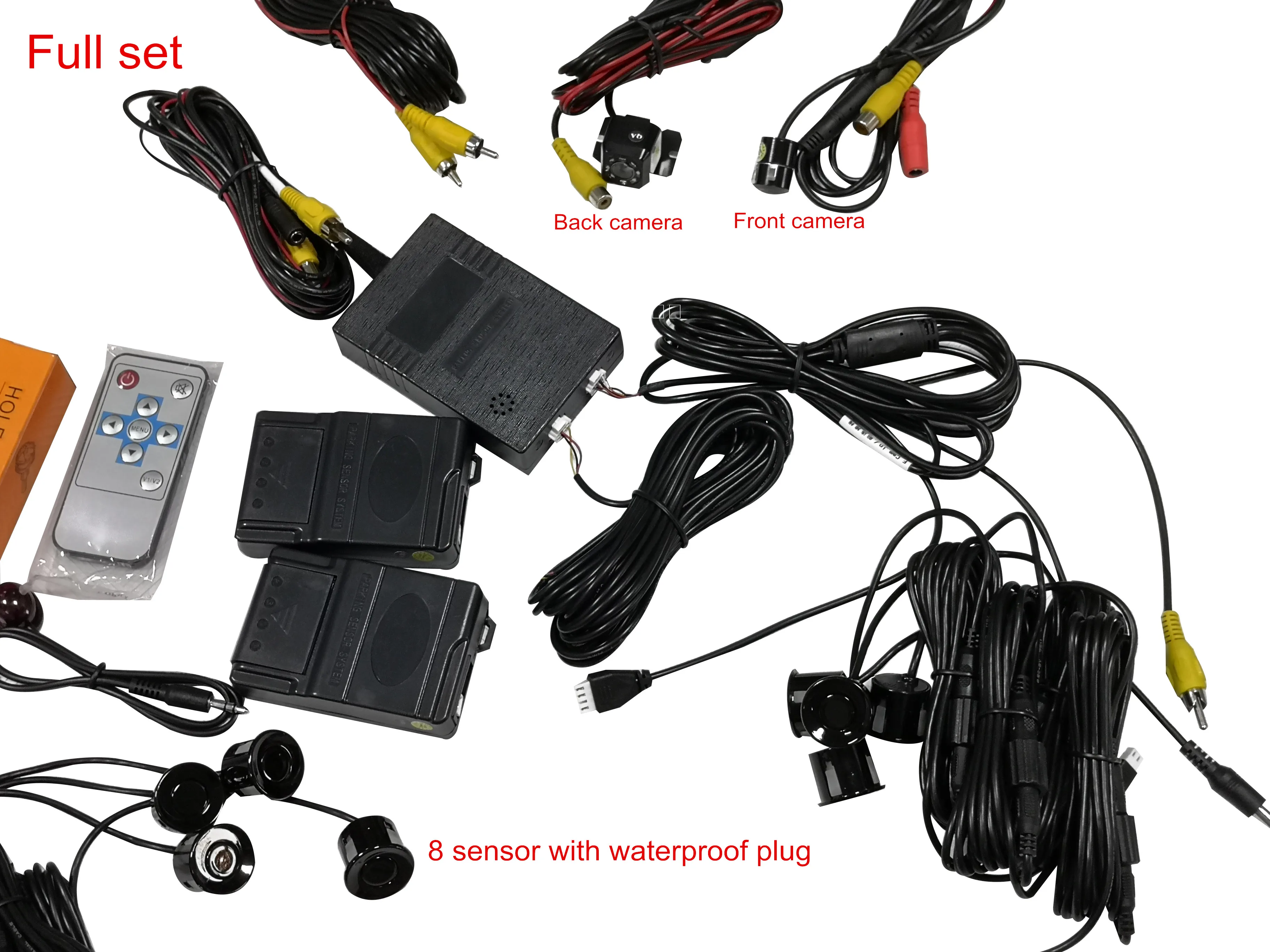 Камера для парковки с 8 датчиками детектор спереди и сзади|sensor parking|car parking8 sensor parking