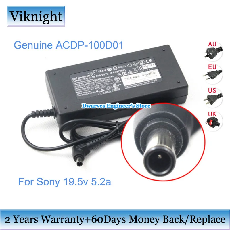 Натуральная ACDP 100D01 19 5 V 5.2A 101W ТВ адаптер переменного тока для Sony KDL 43W800C 42W706B