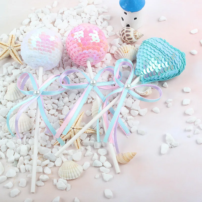 

1pc Glitter Sequins Ball Cake Toppers Birthday Wedding Party Cake Flag Decorations Baby Shower Cake Topper Party Supplies