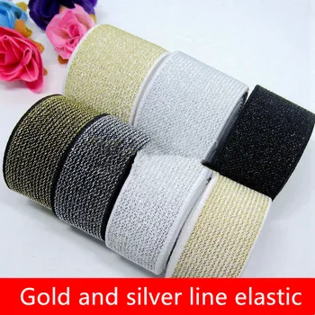 

2cm waistband fashion flash wide elastic webbing 2m / sewing clothing accessories / elastic rubber band DIY pantsand DIY pants