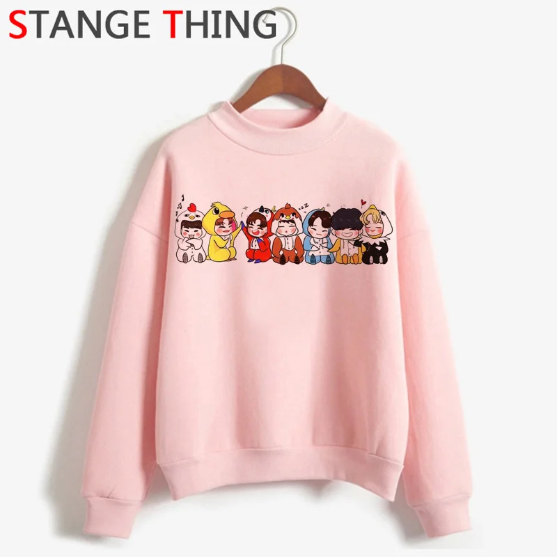 Got7 Kpop Idols Harajuku Kawaii зимние теплые толстовки для женщин Ullzang Eyes on You Новые забавные мультяшные толстовки модная Толстовка для женщин - Цвет: H2777