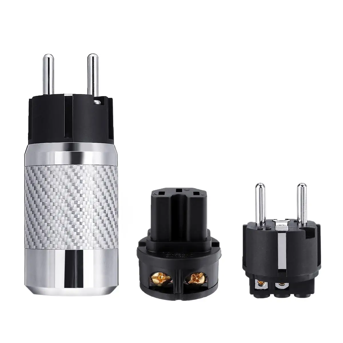 Hifi аудио разъем родиевое покрытие динамик ЕС питания IEC Мужской Женский