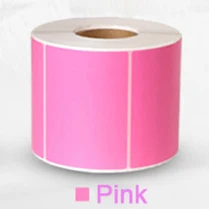 960 шт/рулон 70x50 мм цветная наклейка пустая прямая термоэтикетка Бумага Цена этикетки канцелярские наклейки s бизнес поставки - Цвет: 70x50mm pink