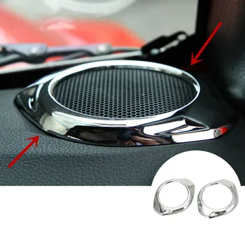 

For Jeep Wrangler Rubicon JK Inner A Column Stereo Speaker Cover Trim 2015-2016 Car accesories interior Car decoration