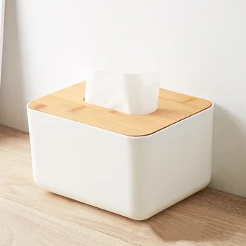 

Servilletas De Papel Mesa Car Tissue Holder Wipe Case Containers for Roll Tissue Holder Tissue Box Cover