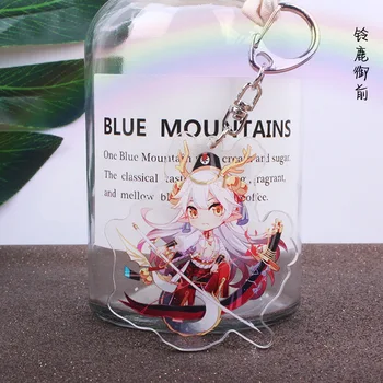 

Anime Onmyoji Keychain Game Onmyoji PVC Acrylic Double Layer Sandwich Transparent Pendant Keychains
