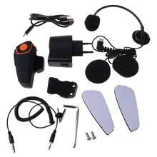 Oreillette Bluetooth Multi BT pour moto, appareil de communication étanche portée 1000M, Intercom D0UC pour casque