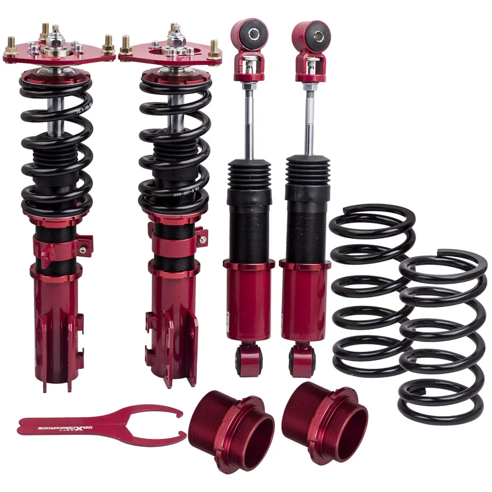 Free shipping 4pcs Adjustable height Absorber Coilover Suspension