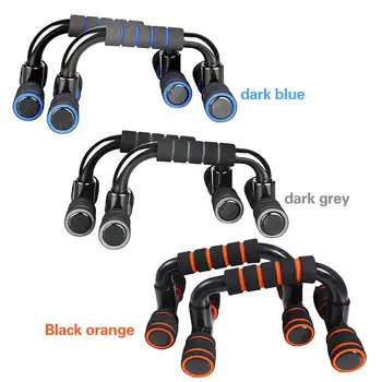 

9 in 1 System Body Building Fitness Simple 3 Color ABS Plastic Bars Pair Stands Pushup Gym Trainer Sport Sponge Body Training