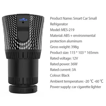 

12V Car Heating Cooling Cup for Office Car Warmer Cooler Smart Cup Mug Holder Tumbler Cooling Beverage Drinks Can