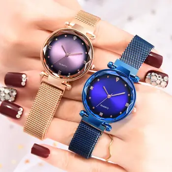 

Luxury Women Watches Magnetic Female Clock Quartz Wristwatch Fashion Ladies Wrist Watch reloj mujer relogio feminino