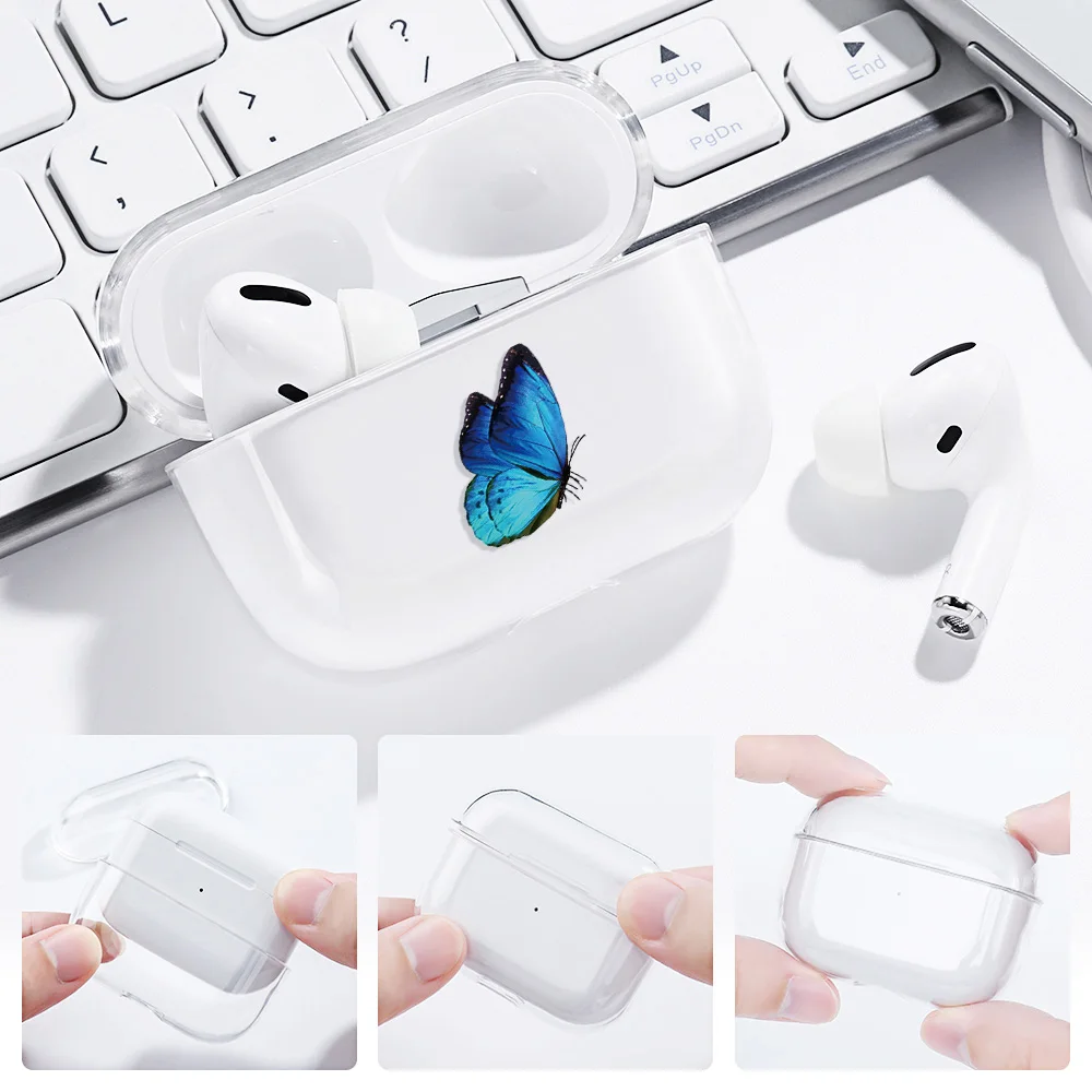 Case For AirPods 2 3 1 Case Cover AirPods Pro Coque Wireless headphones Transparent TPU Soft Cover Air Pods Pro 2 3 Funda Capa 3