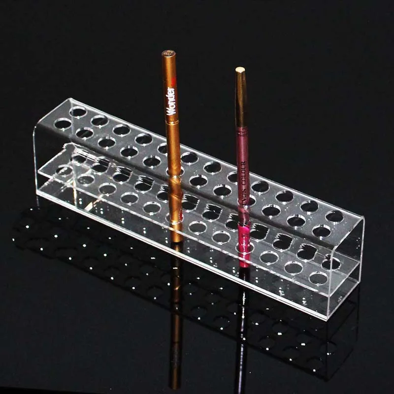 

NEW Fashion Acrylic Pen Pencil Stand Holder Makeup Cosmetic Brush Storage Organizer Rack Eyebrow pencil Jewelry Display Shelf