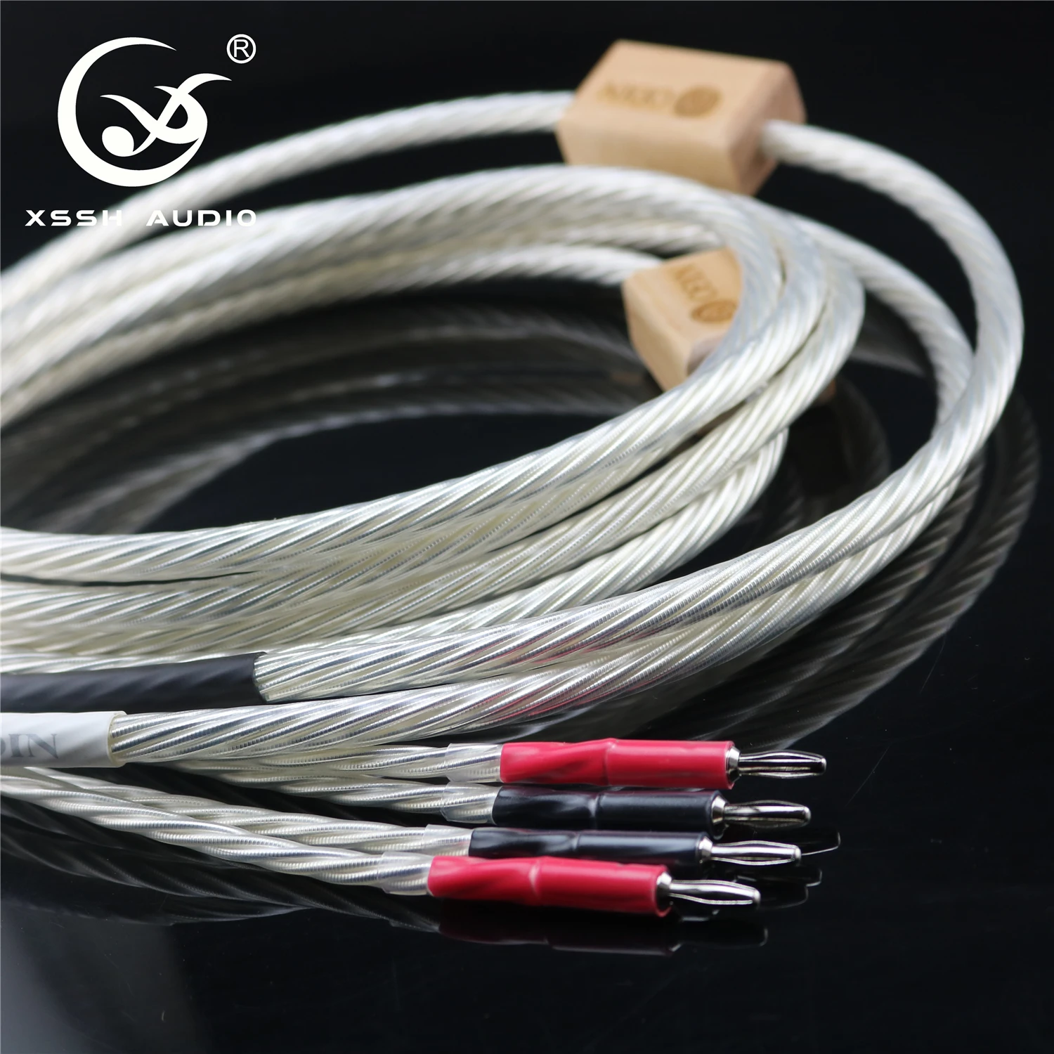 1 пара 2 5 м бывшая в употреблении XSSH аудио Hi end Nordost серебристый 16AWG x 6 жильный