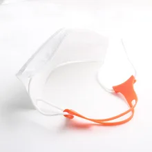 Extensão de máscara de silicone, cinta de prevenção de dor no ouvido, artefato antiderrapante, alça de ajuste de vazamento, protetor de ouvido, artefato